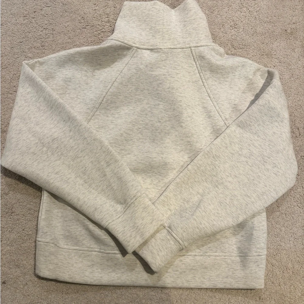CALIA Women's Soft Scuba Mock Neck 1/4 Zip - Picture 6 of 7
